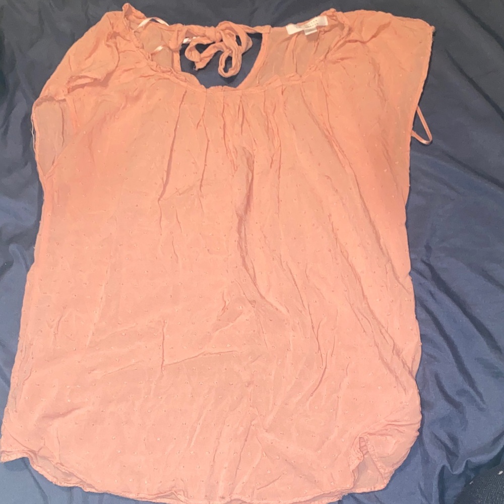 LC Lauren Conrad Coral Blouse